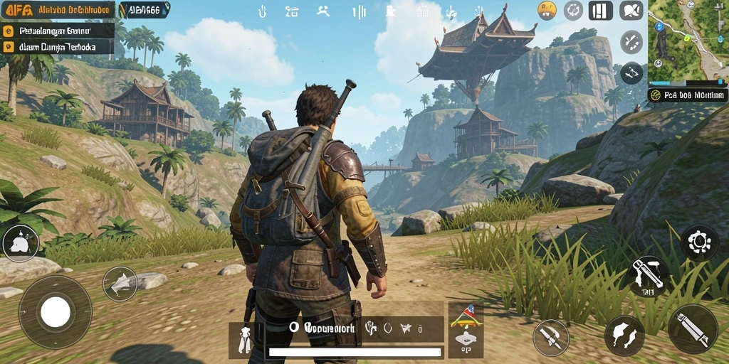 Screenshot AIFA66 menampilkan dunia terbuka yang menakjubkan.