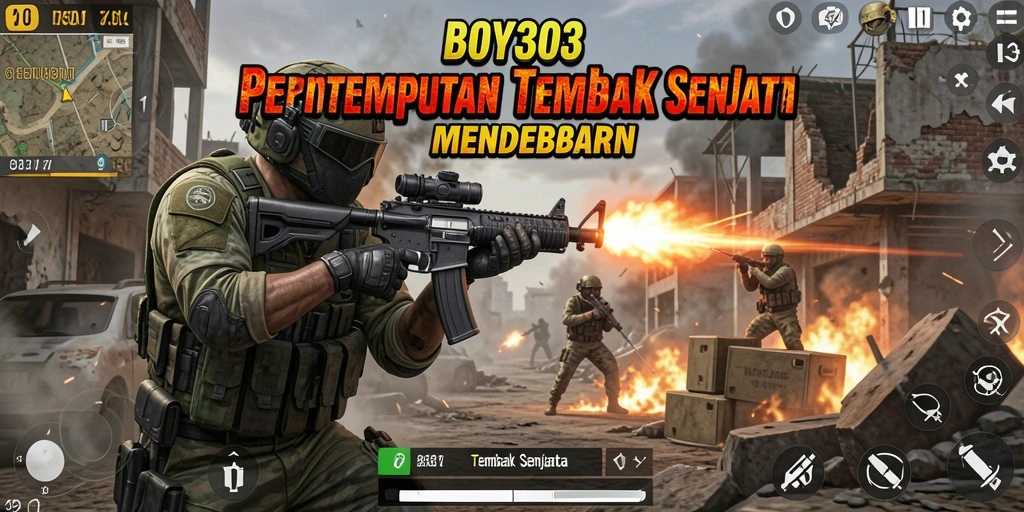 Antarmuka BOY303 yang inovatif dalam game Tembak Senjata.