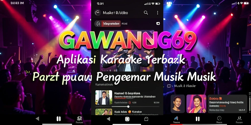 Antarmuka intuitif GAWANG69 untuk pengalaman karaoke yang menyenangkan.