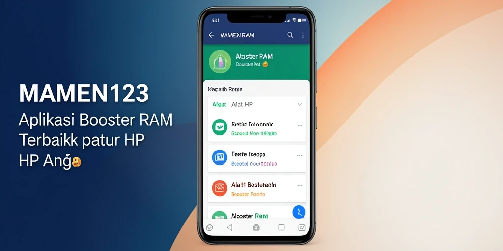 Tampilan antarmuka utama MAMEN123 yang intuitif dan ramah pengguna.