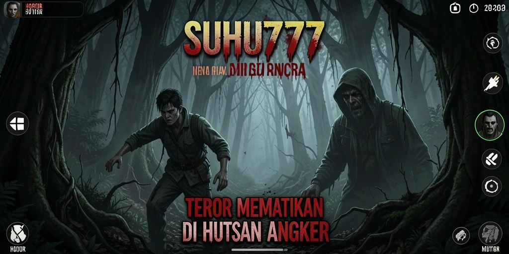 Antarmuka permainan SUHU777 yang menegangkan dan misterius.