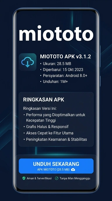 Unduh dan Instal APK Miototo untuk Android Anda