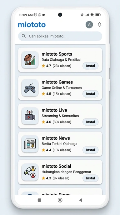 Katalog Aplikasi Populer di miototo — Temukan Favoritmu