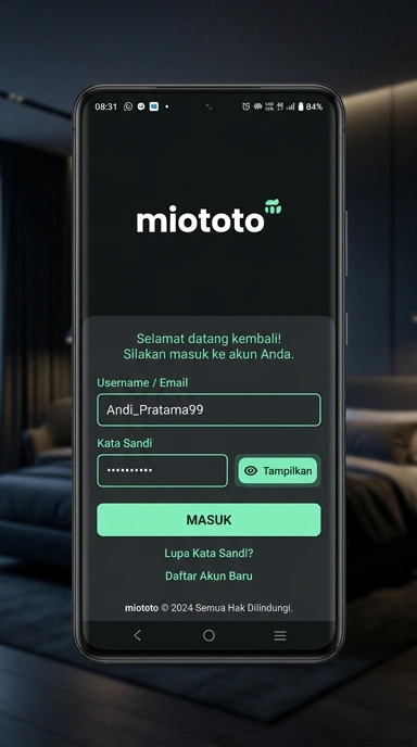 Masuk ke Akun Miototo Anda dengan Mudah